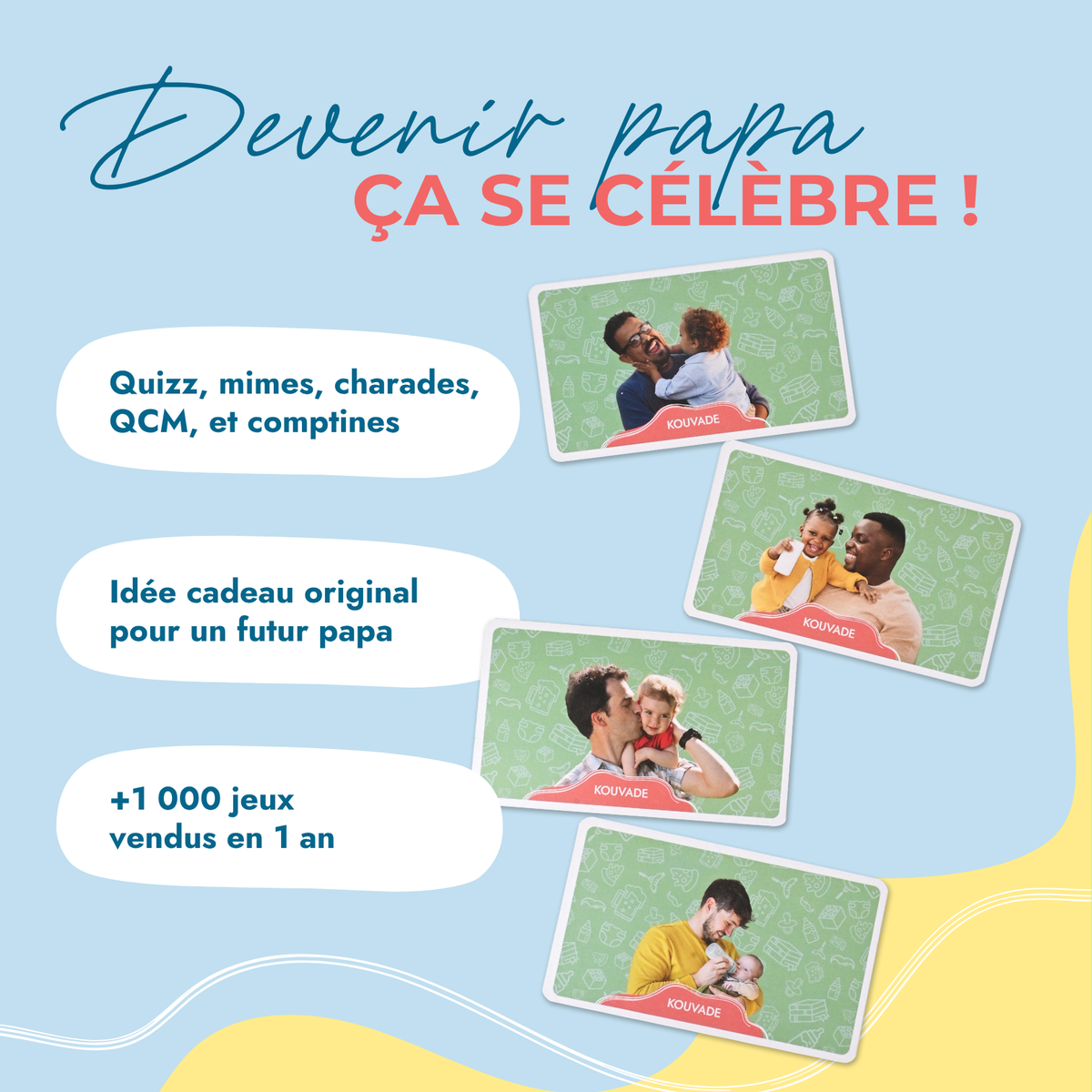 Kouvade : le tout premier jeu spécialement conçu pour les papas !