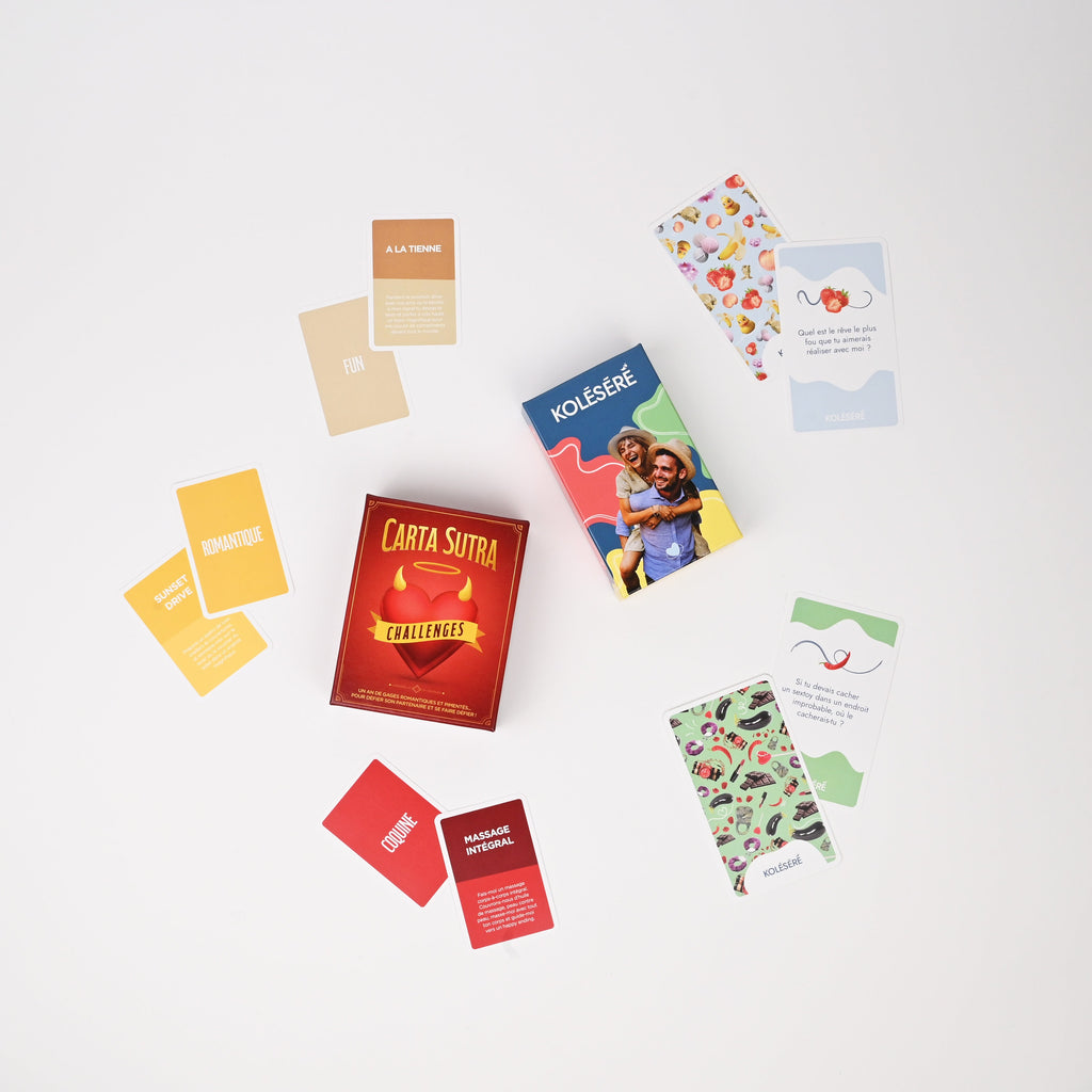 Pack Love & Fun : Boostez votre complicité de couple avec ce duo explosif de jeux !